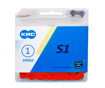 KMC fixi lánc piros