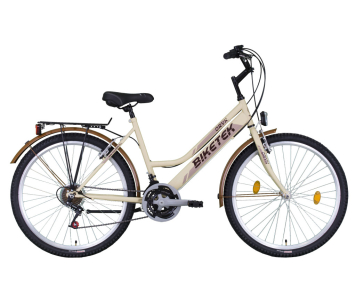 Biketek Oryx női City kerékpár latte