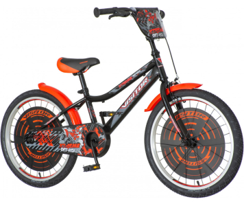 KPC Off-Road 20 quados gyerek kerékpár Fekete