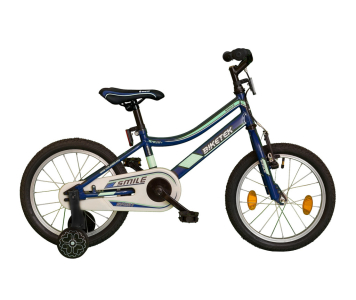 Biketek Smile fiú 16 gyerek kerékpár Kék