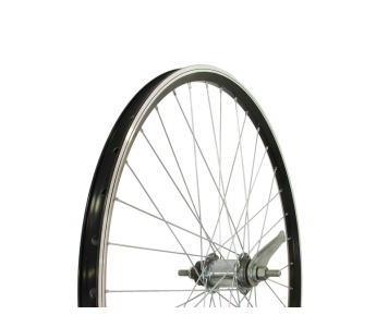 Remerx 26" fekete-ezüst duplafalú kontrás hátsó kerék