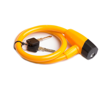 Koliken erősített kulcsos lakat narancs