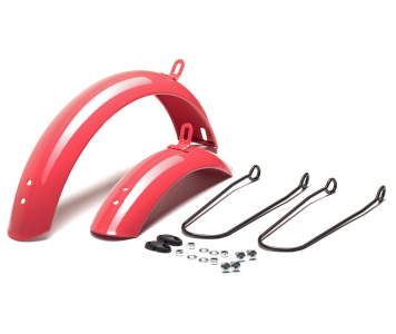 Koliken 12" fém pálcás sárvédőszett rózsaszín