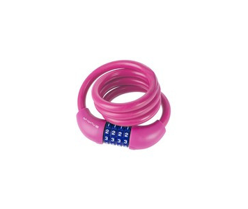 M-Wave számzáras spirál lakat pink
