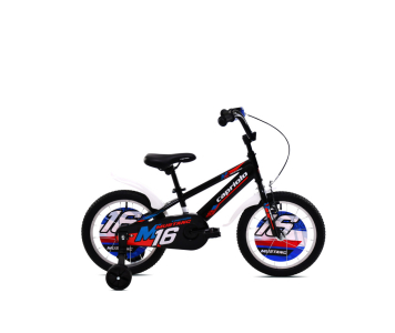 Capriolo Mustang 16" gyerek kerékpár Fekete-Piros