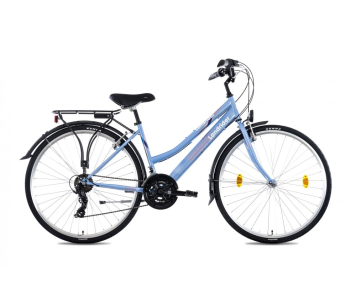 Csepel Landrider női 21 seb. trekking kerékpár 17" Világoskék