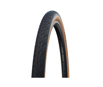 Schwalbe HS484 27x1 1/4 köpeny fekete-barna