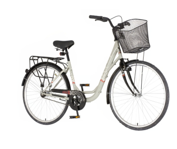 Venssini Diamante 26 szürke női városi kerékpár