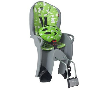 Hamax Kiss gyerekülés vázra sisakkal szürke-zöld