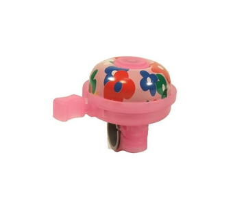 Velostar 30 mm acél-műanyag csengő pink