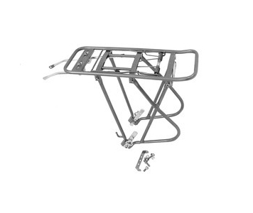 Velostar Tour ezüst állítható csomagtartó
