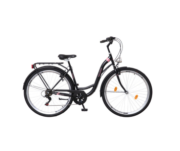 Neuzer Ravenna 6 városi kerékpár Fekete