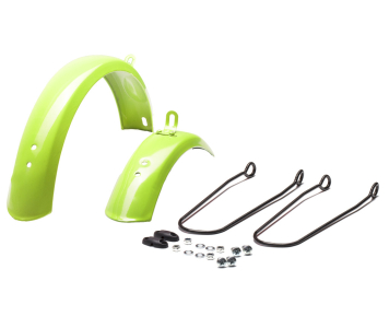 Koliken 12" fém pálcás sárvédőszett zöld