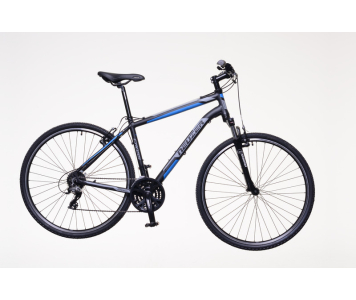 Neuzer X200 férfi 21" crosstrekking kerékpár Fekete-Kék
