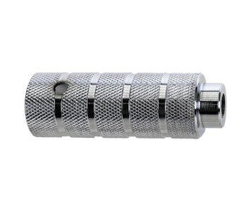 Csepel 110x38mm 1/2" acél kilépő ezüst