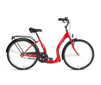 Velzen Hunyadi városi kerékpár Piros