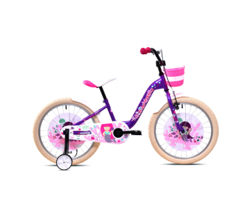 Adria Fantasy 20 hableányos gyerek kerékpár Lila-Rózsaszín