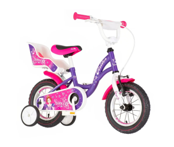 Visitor Princess 12 lila királylányos gyerek kerékpár
