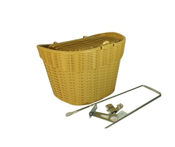 Műanyag pálcás rögzítésű (26") első kosár