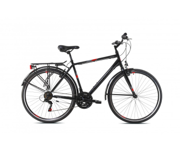 Capriolo Sunrise Man férfi trekking kerékpár Fekete 22"