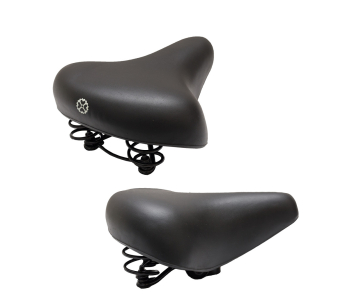 Koliken rugós nyereg fekete