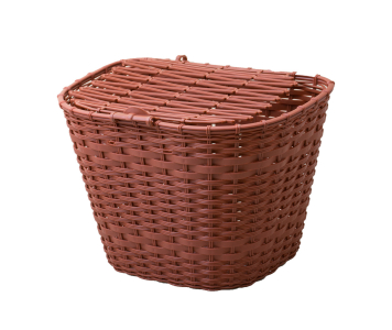 Koliken pálcás műanyag kosár barna