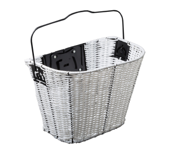 Koliken rattan első kosár fehér