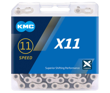KMC X11 fekete-Silver lánc