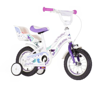 Visitor Songbird 12 fehér madárkás gyerek kerékpár