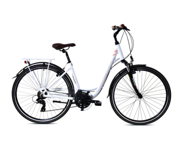 Capriolo Elegance női trekking kerékpár 18" Fehér-Rosegold