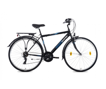 Csepel Landrider férfi 21 seb. trekking kerékpár 21" Fekete