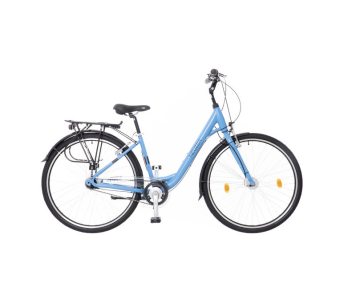 Neuzer Padova 28 7 sebességes 19" városi kerékpár Kék