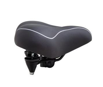 Koliken széles duplarugós nyereg fekete