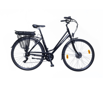 Neuzer Hollandia Basic női 18" pedelec kerékpár Fekete
