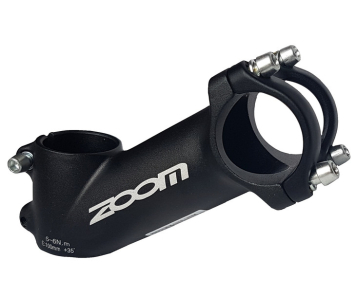 Zoom 31,8mm fekete kormányszár