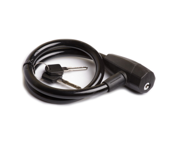 Koliken erősített kulcsos lakat fekete