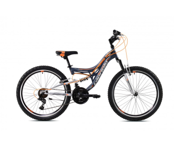 Capriolo CTX 240 24" összteleszkópos kerékpár Grafit-Narancs