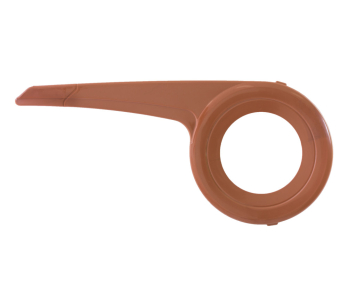 Koliken nagy méretű műanyag láncvédő világosbarna