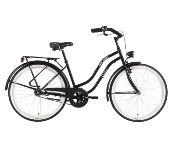 Koliken Cruiser kontrás női kerékpár fekete