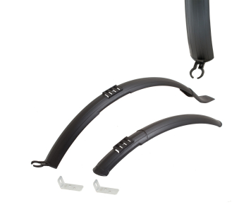 Koliken Short 26" műanyag sárvédőszett fekete