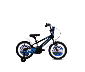 Capriolo Mustang 16" gyerek kerékpár Fekete-Kék