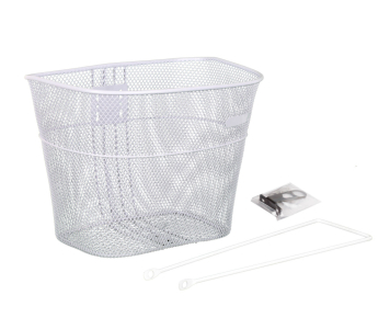 Koliken pálcás sűrűszövésű kosár fehér