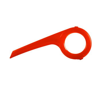 Koliken kis méretű műanyag láncvédő piros