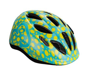 Hamax Skydive 50-55 gyerek sisak zöld-sárga