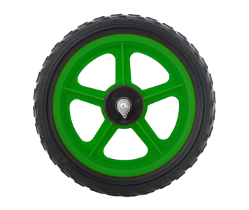 Koliken 12" műanyag első kerék 12" zöld