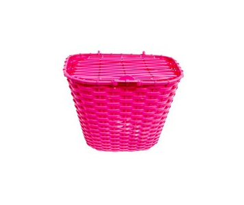 Csepel fedeles műanyag pálsác kosár pink