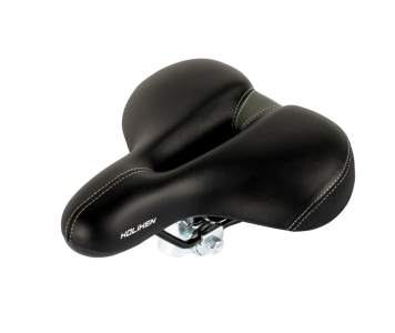 Koliken lyukas rugós nyereg fekete