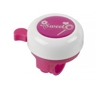 Velostar III gyermek csengő fehér/pink Sweet
