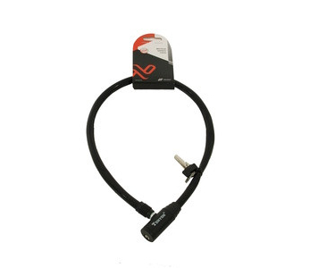 Kulcsos sodronyzár 650 mm fekete