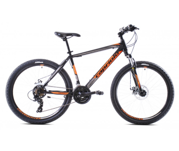 Capriolo Oxigen 26" férfi MTB kerékpár 20" Fekete-Narancs